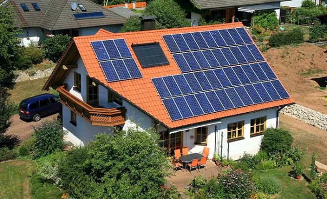 Énergie alternative et systèmes de chauffage pour une maison privée