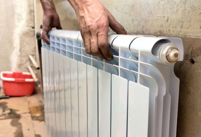radiateurs bimétalliques à batterie de chauffage