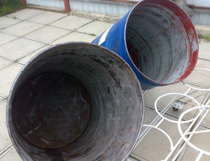 Barils pour la fabrication d'un accumulateur de chaleur