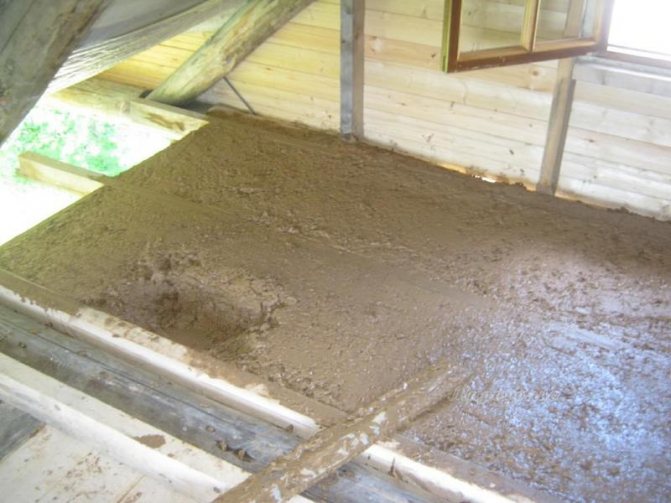 Mélange lié au ciment pour l'isolation des plafonds