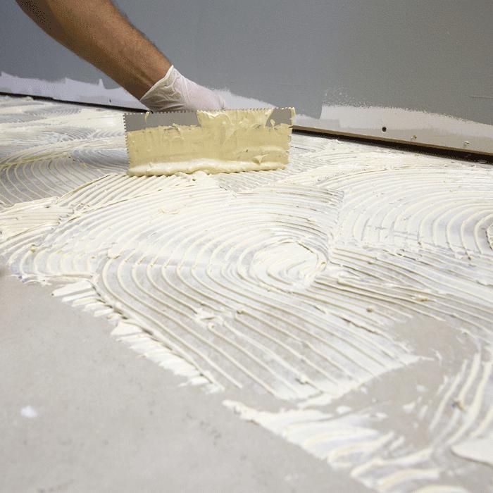comment coller du linoléum sur du béton