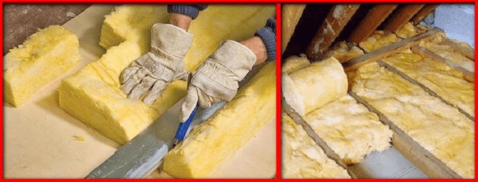Comment couper l'isolant en laine minérale?
