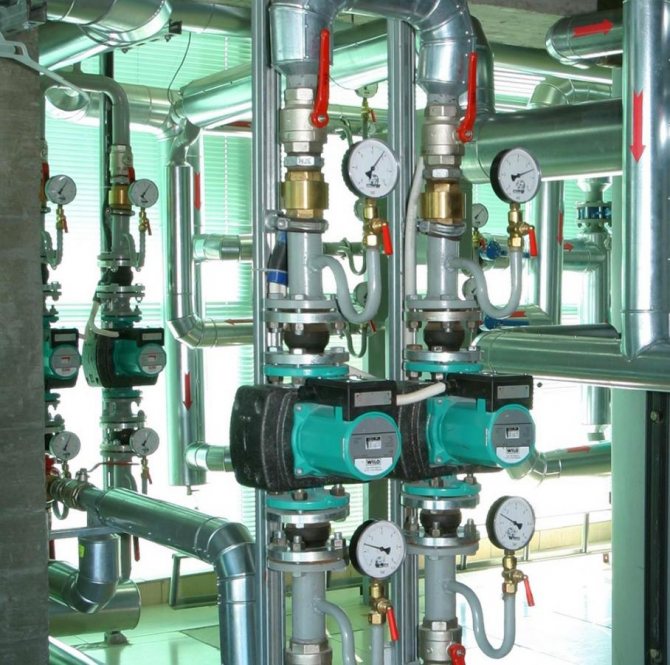 Pompes de circulation Vilo dans l'installation de chauffage