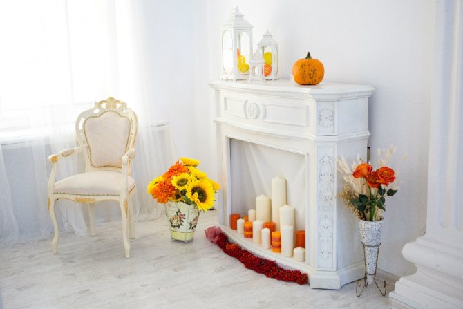 cheminée décorative de vos propres mains