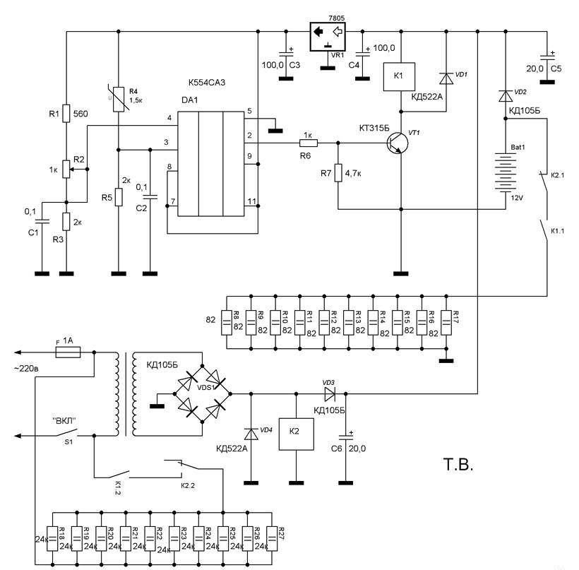 De plus, lors de la création d'un thermostat, vous devez prendre en compte son alimentation et sa charge.
