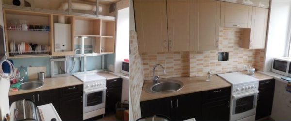 Les tuyaux seront accessibles par une trappe dans la boîte
