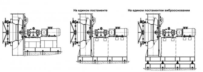 extracteur de fumée sur l'arbre intermédiaire