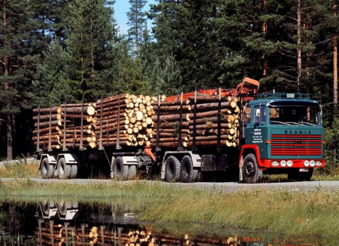 Le bois de chauffage arrive