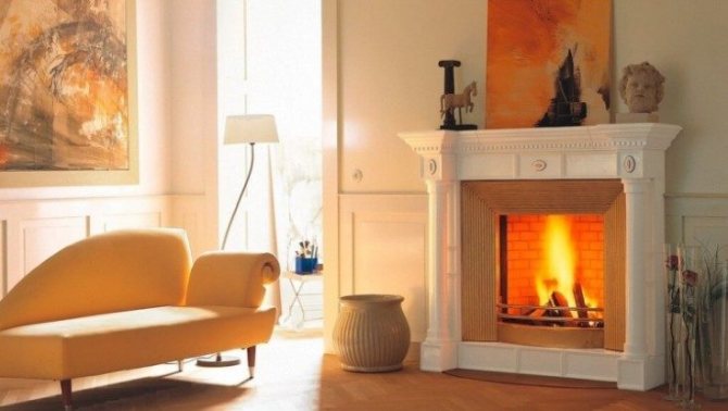 Fausse cheminée de vos propres mains