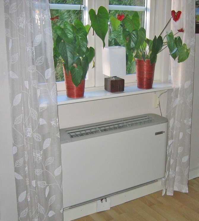 Ventilo-convecteurs dans les systèmes de chauffage de l'air des maisons privées
