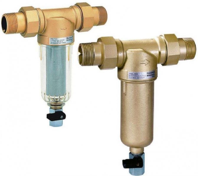 Filtres pour la purification de l'eau de chauffage. Puisard pour système de chauffage