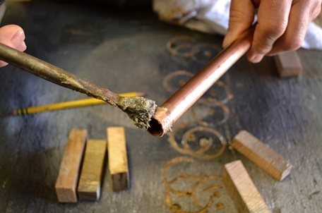 Flux de brasage pour tuyaux en cuivre