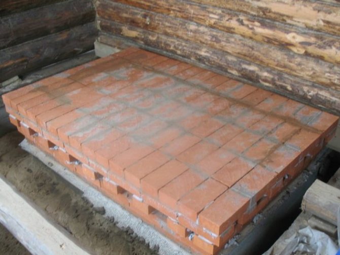 La base du poêle dans le bain: comment le faire vous-même