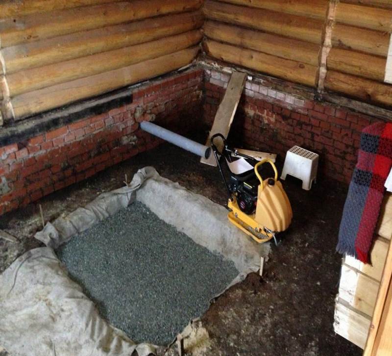 La base du poêle dans le bain: comment le faire vous-même
