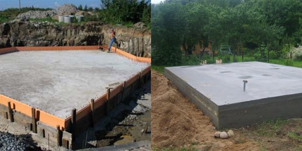 Plaque de base sous la baignoire