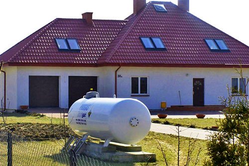 Réservoir de gaz pour donner des mini-réservoirs de gaz verticaux à horizontaux