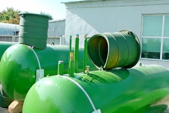 réservoirs d'essence pour une maison de campagne prix dans la région de Moscou