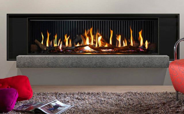 cheminées à gaz pour une maison de campagne