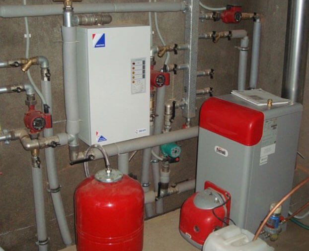 chaudière à gaz du cylindre