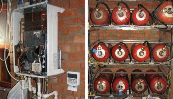 Chaudière au gaz propane