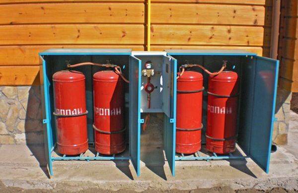 Chaudière au gaz propane