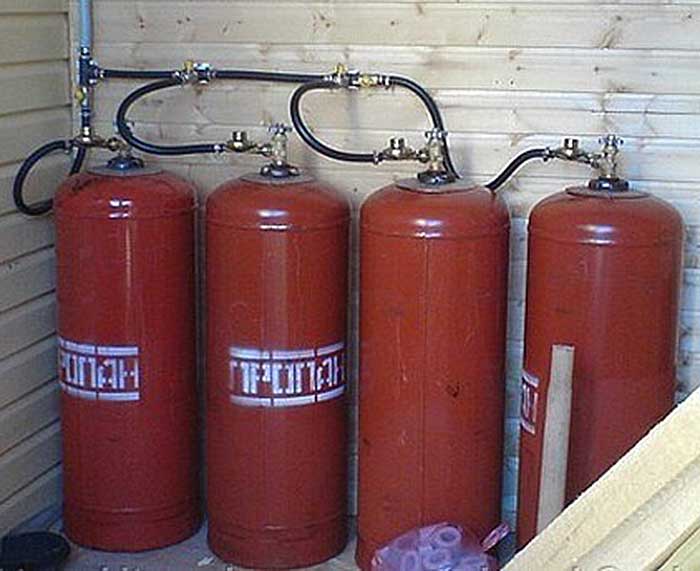 Chaudière au gaz propane