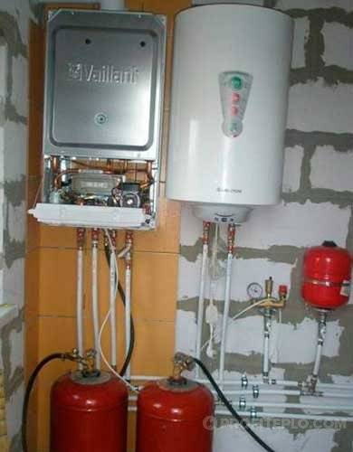 Chaudière au gaz propane