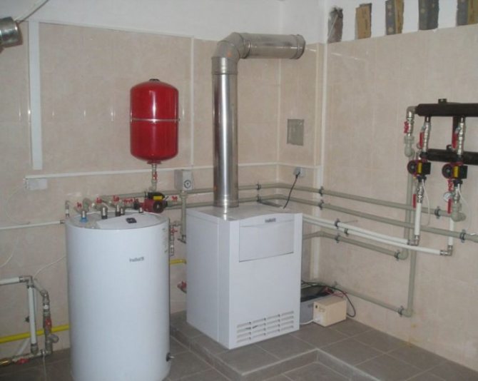 Chaudière à gaz avec ventilation