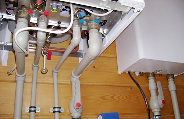 Une chaudière à gaz