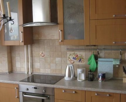 Élévateur à gaz dans la cuisine