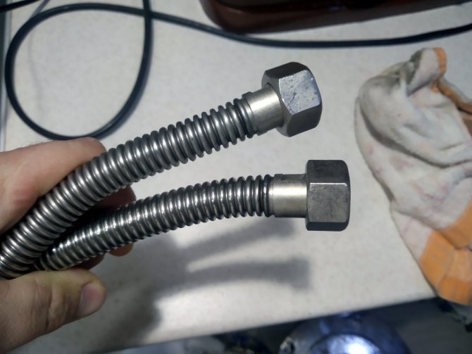 Conduite de gaz flexible à soufflet 1/2 ''