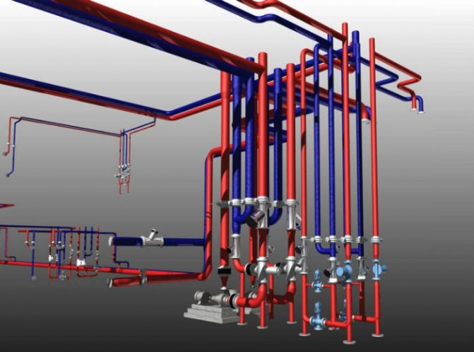 Calcul hydraulique du chauffage en tenant compte de la canalisation