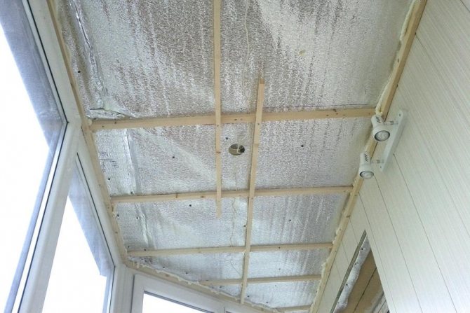 étanchéité du plafond du balcon au dernier étage