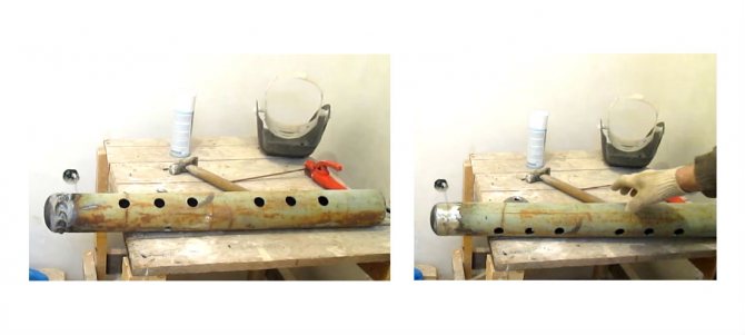 flèche hydraulique: nettoyage des coutures