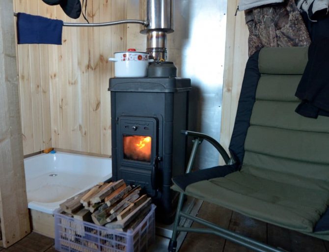 Brûler du bois de chauffage dans un poêle