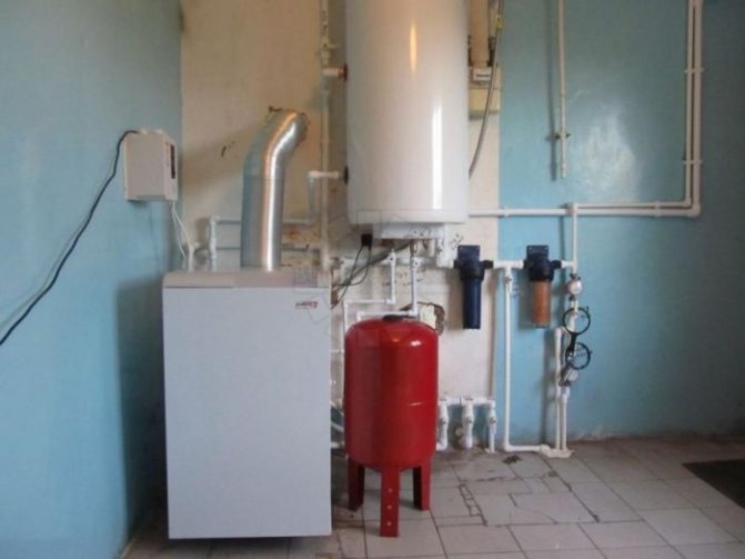 Système de chauffage prêt dans la maison