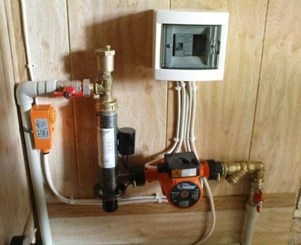 Installation compétente de la pompe de circulation