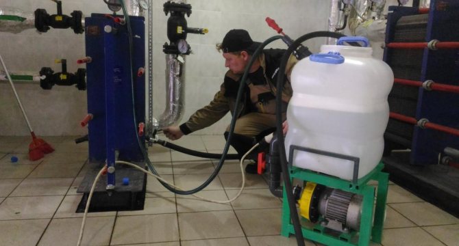 Nettoyage chimique des échangeurs de chaleur à plaques de tartre
