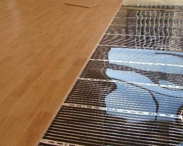 Plancher en carbone infrarouge