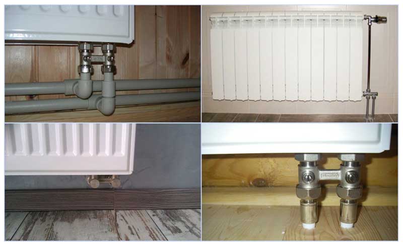 unité d'injection pour connecter un schéma de câblage de radiateur