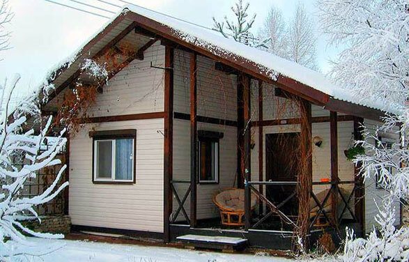comment chauffer un chalet d'été en hiver
