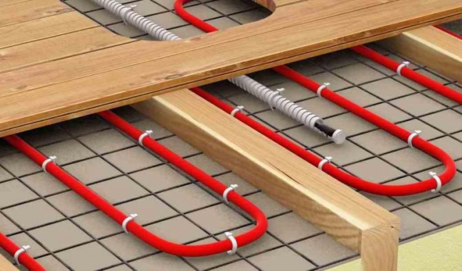 Chauffage par le sol en carbone: tapis infrarouge à tige, carbone électrique sous le stratifié et revues