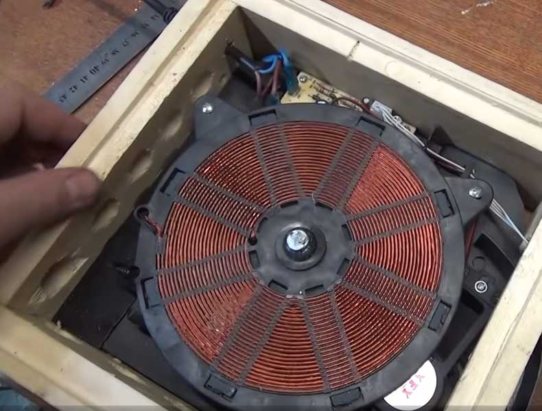 Image Transférer la dalle dans une caisse en bois
