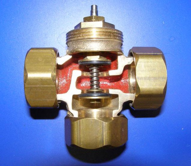 valve en coupe