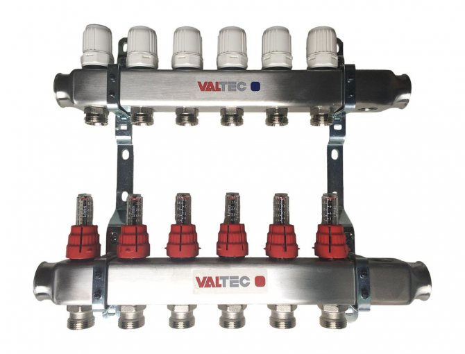 Capteur Valtec pour chauffage par le sol