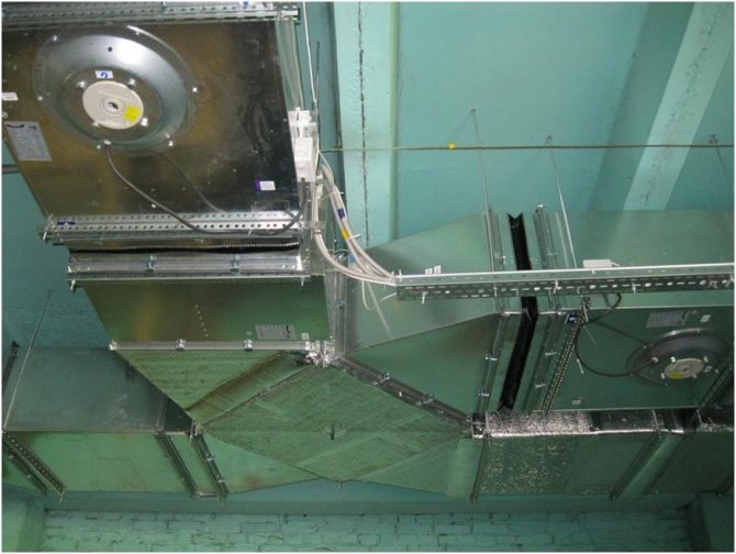 Complexe de ventilation de soufflage et d'extraction