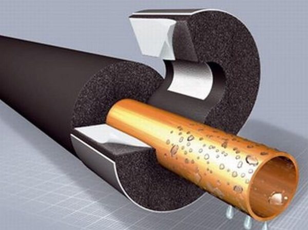 condensat dans la cheminée d'une chaudière à gaz