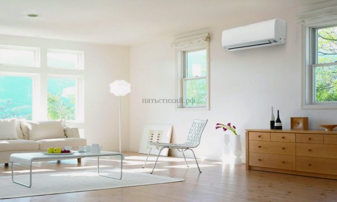 Climatisation d'une maison privée