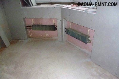 Boîte de tuyau de chauffage