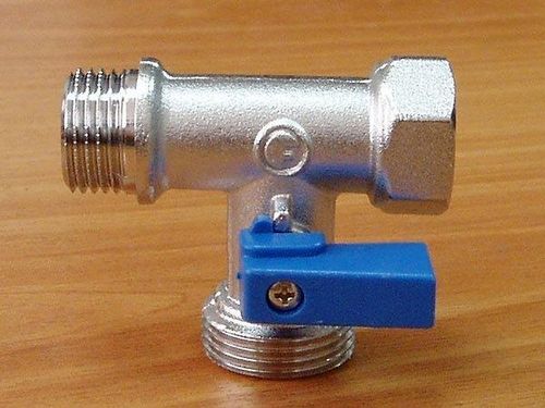 Robinet pour machine à laver: té pour se connecter à l'alimentation en eau, interrupteur d'eau pour machine à laver, mélangeur